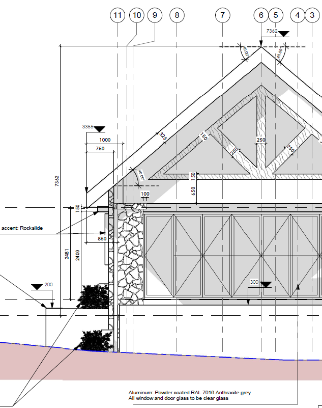 Custom 2D House Floor Plan with Room Layout and Dimensions
